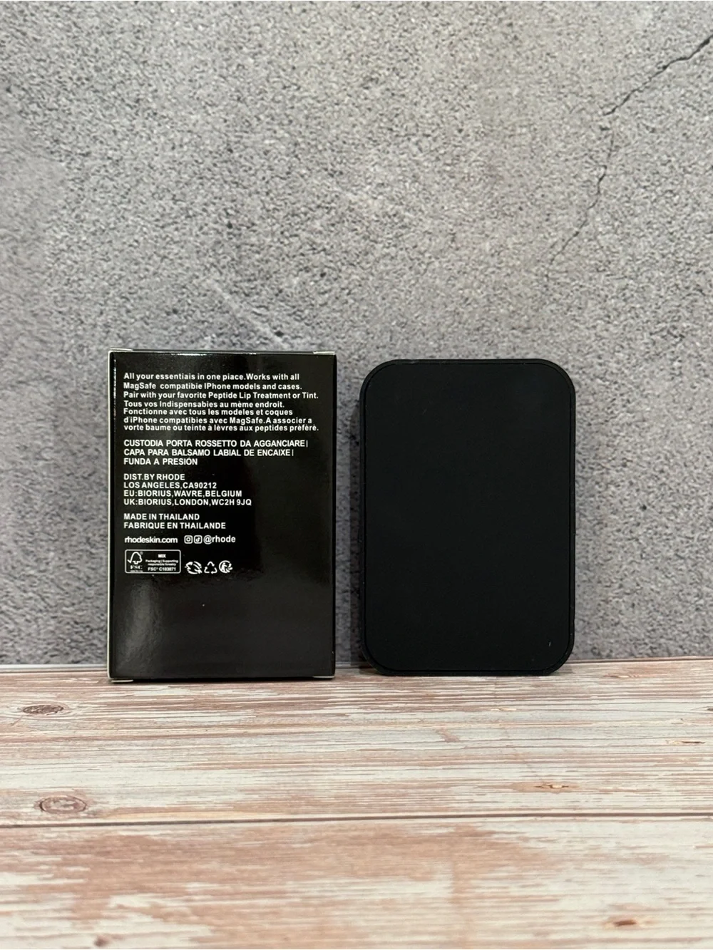 RHODE Black Snap-On Lip Case with MagSafe Compatible Grip